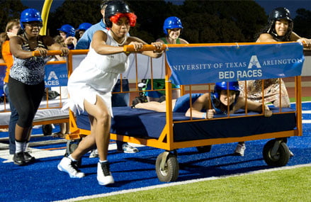 bed racing event